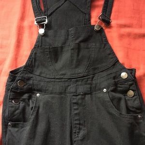 black overalls